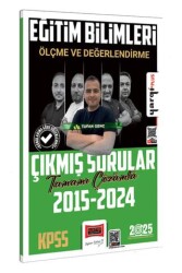 Yargı Yayınevi 2025 KPSS Eğitim Bilimleri Ölçme ve Değerlendirme Tamamı Çözümlü Çıkmış Sorular - Yargı Yayınevi