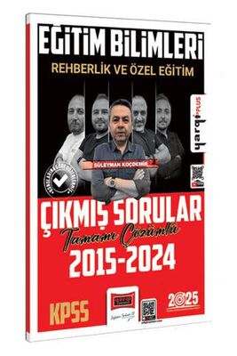 Yargı Yayınevi 2025 KPSS Eğitim Bilimleri Rehberlik ve Özel Eğitim Tamamı Çözümlü Çıkmış Sorular - 1