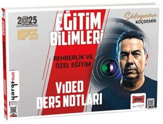 Yargı Yayınevi 2025 KPSS Eğitim Bilimleri Rehberlik ve Özel Eğitim Video Ders Notları - 1