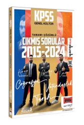 Yargı Yayınevi 2025 KPSS Genel Kültür 2015-2024 Konularına Göre Düzenlenmiş Tamamı Çözümlü Çıkmış Sorular - Yargı Yayınevi