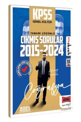 Yargı Yayınevi 2025 KPSS Genel Kültür 2015-2024 Coğrafya Konularına Göre Düzenlenmiş Tamamı Çözümlü Çıkmış Sorular - 1