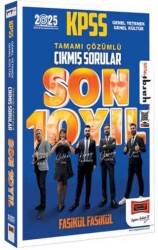 Yargı Yayınevi 2025 KPSS Genel Kültür - Genel Yetenek Tamamı Çözümlü Fasikül Son 10 Yıl Çıkmış Sorular - Yargı Yayınevi