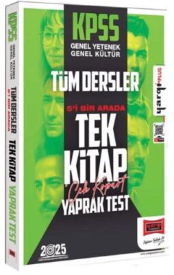 Yargı Yayınevi 2025 KPSS GK-GY Tüm Dersler 5i Bir Arada Tek Kitap Çek Kopart Yaprak Test - 1