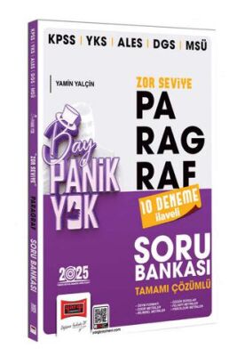 Yargı Yayınevi 2025 KPSS YKS ALES DGS MSÜ Tamamı Çözümlü Panik Yok Zor Seviye Paragraf Soru Bankası 10 Deneme İlaveli - 1