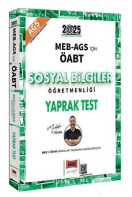 MEB-AGS ÖABT Sosyal Bilgiler Öğretmenliği Yaprak Test - 1
