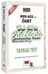 2025 MEB-AGS ÖABT Türk Dili ve Edebiyatı Öğretmenliği Yaprak Test - Yargı Yayınevi
