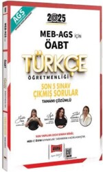 2025 MEB-AGS ÖABT Türkçe Öğretmenliği Son 5 Sınav Çıkmış Sorular - Yargı Yayınevi