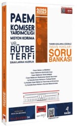 2025 PAEM Komiser Yardımcılığı Misyon Koruma ve Rütbe Terfi Sınavlarına Hazırlık İnsan Hakları Soru Bankası - Yargı Yayınevi