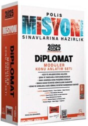 2025 Polis Misyon Sınavlarına Hazırlık Diplomat Serisi Diplomat Modüler Konu Anlatım Seti - Yargı Yayınevi