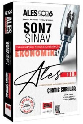 2026 ALES Ekonomik Seri Son 7 Sınav Çıkmış Sorular 13 Nisan 2025 Sınavı Dahil - 1