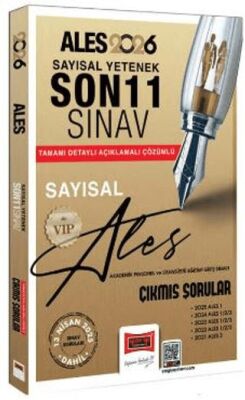 2026 ALES VIP Sayısal Yetenek Son 11 Sınav Çıkmış Sorular 13 Nisan 2025 Sınavı Dahil - 1