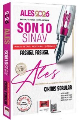 2026 ALES VIP Son 10 Sınav Fasikül Fasikül Çıkmış Sorular 13 Nisan 2025 Sınavı Dahil - 1