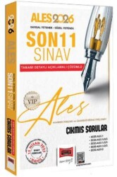2026 ALES VIP Son 11 Sınav Çıkmış Sorular 13 Nisan 2025 Sınavı Dahil - Yargı Yayınevi