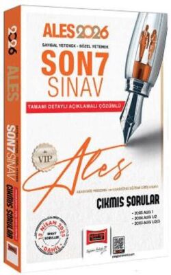 2026 ALES VIP Son 7 Sınav Çıkmış Sorular 13 Nisan 2025 Sınavı Dahil - 1