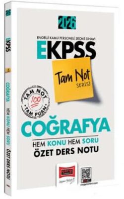 2026 E-KPSS Tam Not Serisi Coğrafya Hem Konu Hem Soru Özet Ders Notu - 1