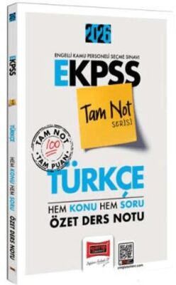 2026 E-KPSS Tam Not Serisi Türkçe Hem Konu Hem Soru Özet Ders Notu - 1