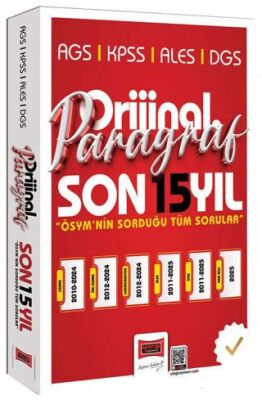 2026 KPSS AGS ALES DGS Orijinal Paragraf 15 Yıl Çıkmış Sorular - 1