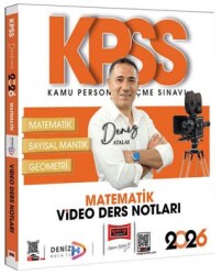 2026 KPSS Genel Yetenek Matematik Video Ders Notları - Yargı Yayınevi