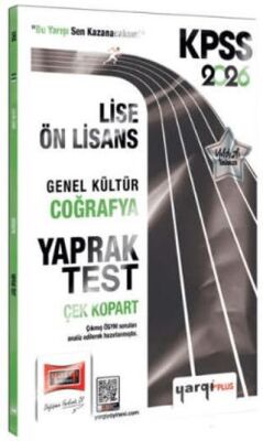 2026 KPSS Lise-Ön Lisans Genel Kültür Coğrafya Çek Kopart Yaprak Test - 1