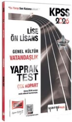 2026 KPSS Lise-Ön Lisans Genel Kültür Vatandaşlık Çek Kopart Yaprak Test - Yargı Yayınevi
