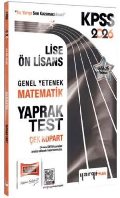 2026 KPSS Lise-Ön Lisans Genel Yetenek Matematik Çek Kopart Yaprak Test - 1