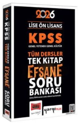 2026 KPSS Lise Ön Lisans GK-GY Tüm Dersler Tek Kitap Efsane Soru Bankası - 1