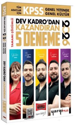 2026 KPSS Tüm Adaylar İçin Tamamı Çözümlü Dev Kadrodan Kazandıran 5 Deneme - 1