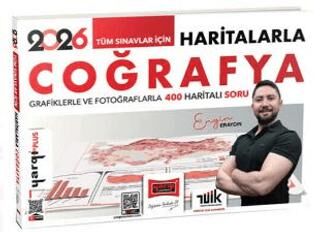 2026 Tüm Sınavlar İçin Haritalarla Coğrafya Grafiklerle ve Fotoğraflarla 400 Haritalı Soru - 1