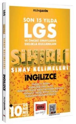 Yargı Yayınevi 8. Sınıf LGS Son 15 Yılda Sıklıkla Kullanılan Sihirli Sınav Kelimeleri İngilizce - 1