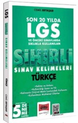 Yargı Yayınevi 8.Sınıf LGS Türkçe Son 20 Yılda Sıklıkla Kullanılan Sihirli Sınav Kelimeleri - Yargı Yayınevi