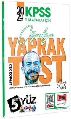 Yargı Yayınevi KPSS 5 Yüz Coğrafya Çek Kopart Yaprak Test - 1