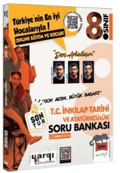 Yargı Ders Arkadaşım 8. Sınıf LGS T.C. İnkılap Tarihi ve Atatürkçülük Son Tur Soru Bankası - Yargı Yayınevi