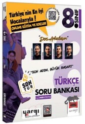 Yargı Ders Arkadaşım 8. Sınıf LGS Türkçe Son Tur Soru Bankası - Yargı Yayınevi