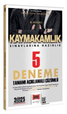 Yargı Yayınları 2025 Kaymakamlık Sınavlarına Hazırlık Tamamı Açıklamalı Çözümlü 5 Deneme Sınavı - 1