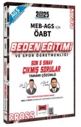 Yargı Yayınları 2025 MEB AGS ÖABT Beden Eğitimi ve Spor Öğretmenliği Son 5 Sınav Çıkmış Sorular - Yargı Yayınevi