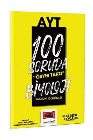 Yargı Yayınevi Yargı Yayınları 2023 100 Soruda ÖSYM Tarzı AYT Biyoloji Soru Bankası - 1