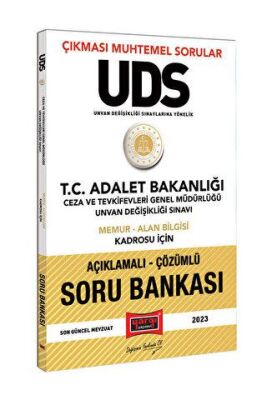 Yargı Yayınları 2023 Adalet Bakanlığı Ceza ve Tevkifevleri Genel Müdürlüğü Unvan Değişikliği Sınavı Öğretmen Kadrosu - Alan Bilgisi Açıklamalı Soru Bankası - 1