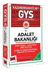 Yargı Yayınları 2023 Adalet Bakanlığı GYS Şef Bilgi İşlem Kadrosu İçin Konu Özetli Açıklamalı Ders Notları Çıkması Muhtemel Sorular ve Cevaplar - Yargı Yayınevi