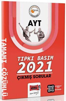 Yargı Yayınevi Yargı Yayınları 2023 AYT Tıpkı Basım 2021 Çıkmış Sorular - 1