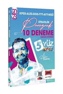 Yargı Yayınevi Yargı Yayınları 2023 KPSS ALES DGS TYT AYT MSÜ Stratejik Paragraf Tamamı Çözümlü 10 Deneme - 1