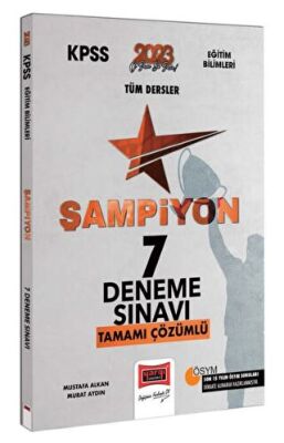 Yargı Yayınevi Yargı Yayınları 2023 KPSS Eğitim Bilimleri Tüm Dersler Tamamı Çözümlü Şampiyon 7 Deneme - 1