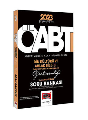Yargı Yayınları 2023 KPSS ÖABT Din Kültürü ve Ahlak Bilgisi İmam Hatip Lisesi Meslek Dersleri Öğretmenliği Tamamı Çözümlü Soru Bankası - 1