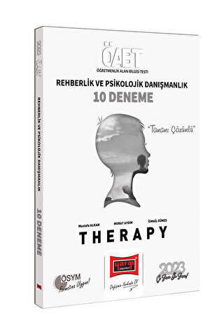 Yargı Yayınevi Yargı Yayınları 2023 KPSS ÖABT Therapy Rehberlik ve Psikolojik Danışmanlık Tamamı Çözümlü 10 Deneme