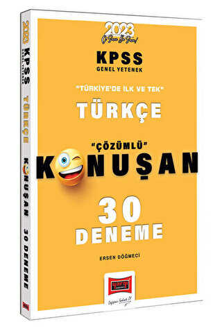 Yargı Yayınevi Yargı Yayınları 2023 KPSS Türkçe Tamamı Çözümlü Konuşan 30 Deneme