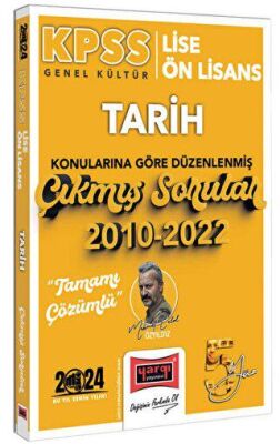 Yargı Yayınevi Yargı Yayınları 2024 KPSS Lise Ön Lisans Genel Kültür Tarih Konularına Göre Düzenlenmiş 2010-2022 Tamamı Çözümlü Çıkmış Sorular - 1