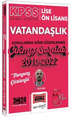 Yargı Yayınevi Yargı Yayınları 2024 KPSS Lise Ön Lisans Genel Kültür Vatandaşlık Konularına Göre Düzenlenmiş 2010-2022 Tamamı Çözümlü Çıkmış Sorular - 1