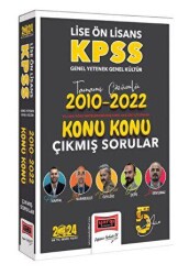 Yargı Yayınevi Yargı Yayınları 2024 KPSS Lise Ön Lisans Genel Yetenek Genel Kültür 2010-2022 Tamamı Çözümlü Konu Konu Çıkmış Sorular - Yargı Yayınevi
