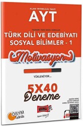 Yargı Yayınevi Yargı Yayınları AYT Türk Dili ve Edebiyatı Sosyal Bilimler - 1 5x40 Deneme - Yargı Yayınevi