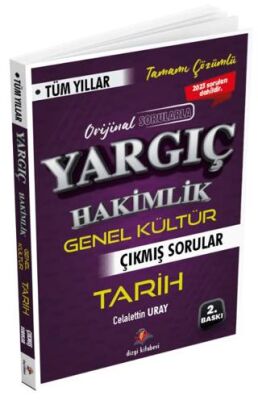 Yargıç Adli- İdari Hakimlik Tarih Tüm Yıllar Çıkmış Sorular - 1