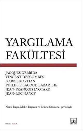 Yargılama Fakültesi - İthaki Yayınları